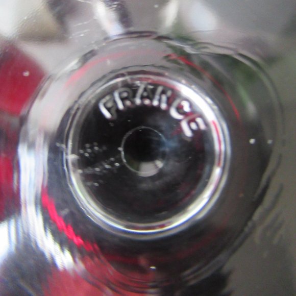 4 Red Ruby Wine Glasses by Luminarc, France - Picture 11 of 12